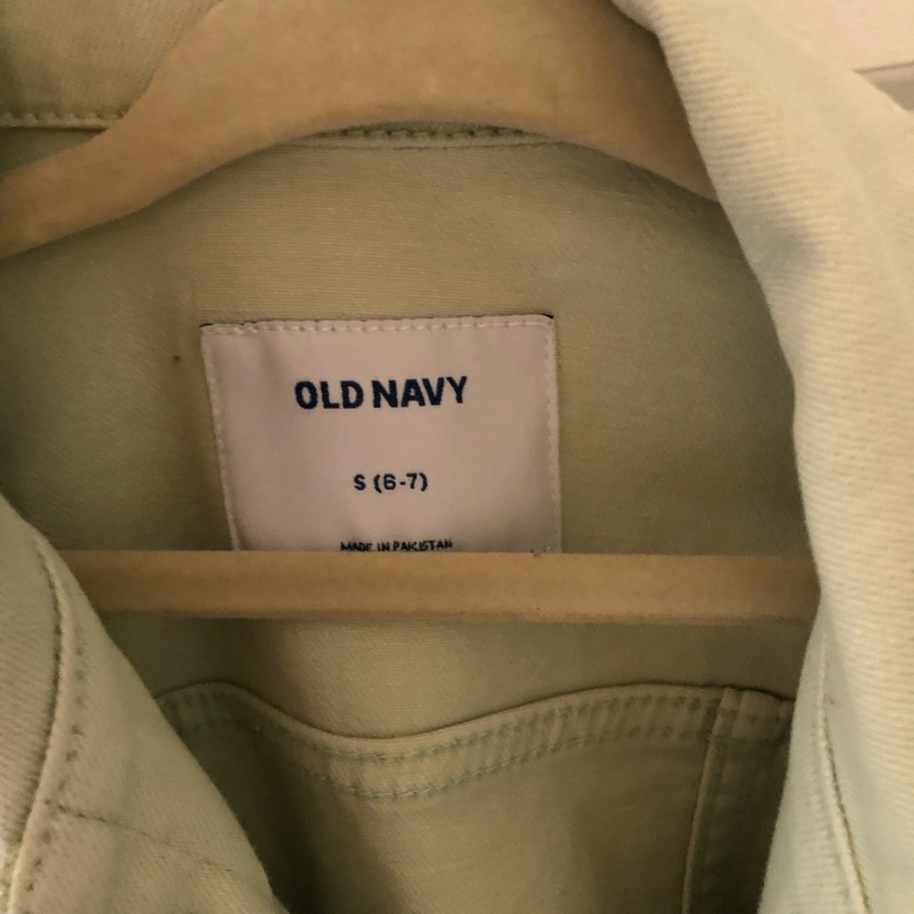 Green denim jacket - Picture 3 of 3